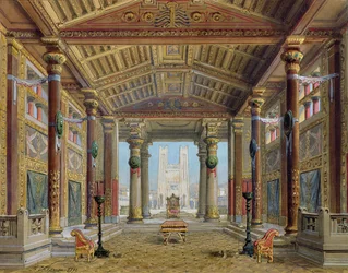 Décor de scène pour 